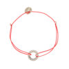 Bracelet mini sequin plaqué argent